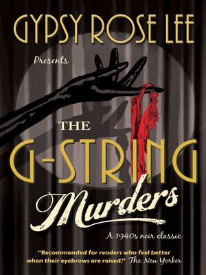 cover image of The G-String Murders